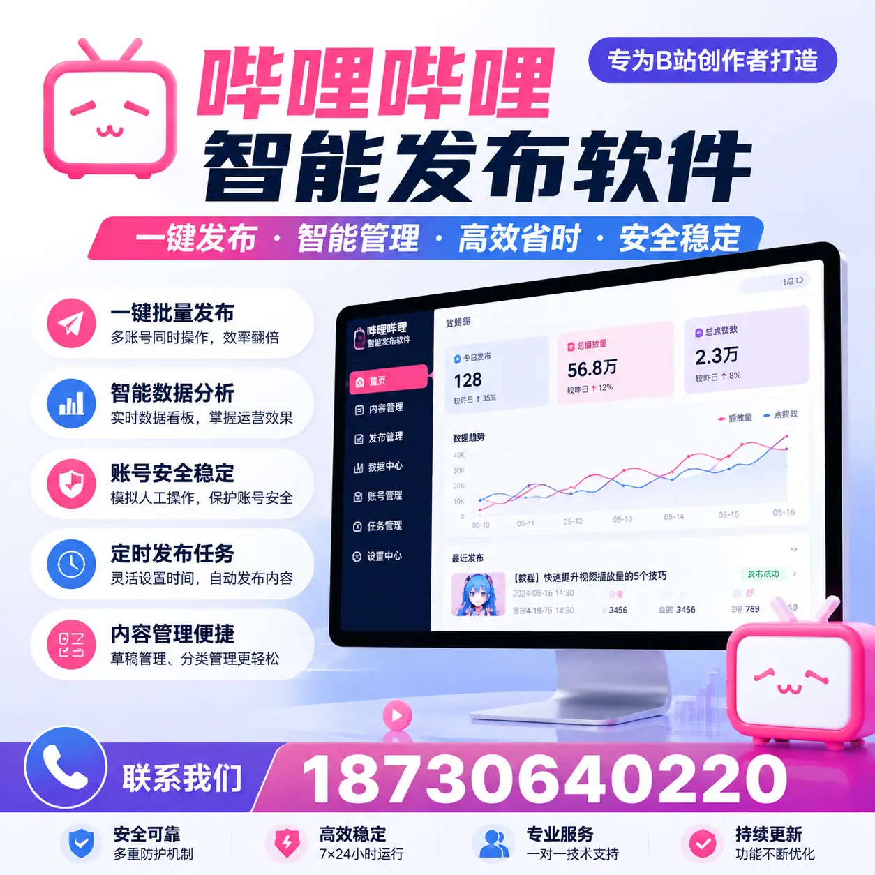 如何选择适合的哔哩哔哩智能发布软件?无锡 用户必看